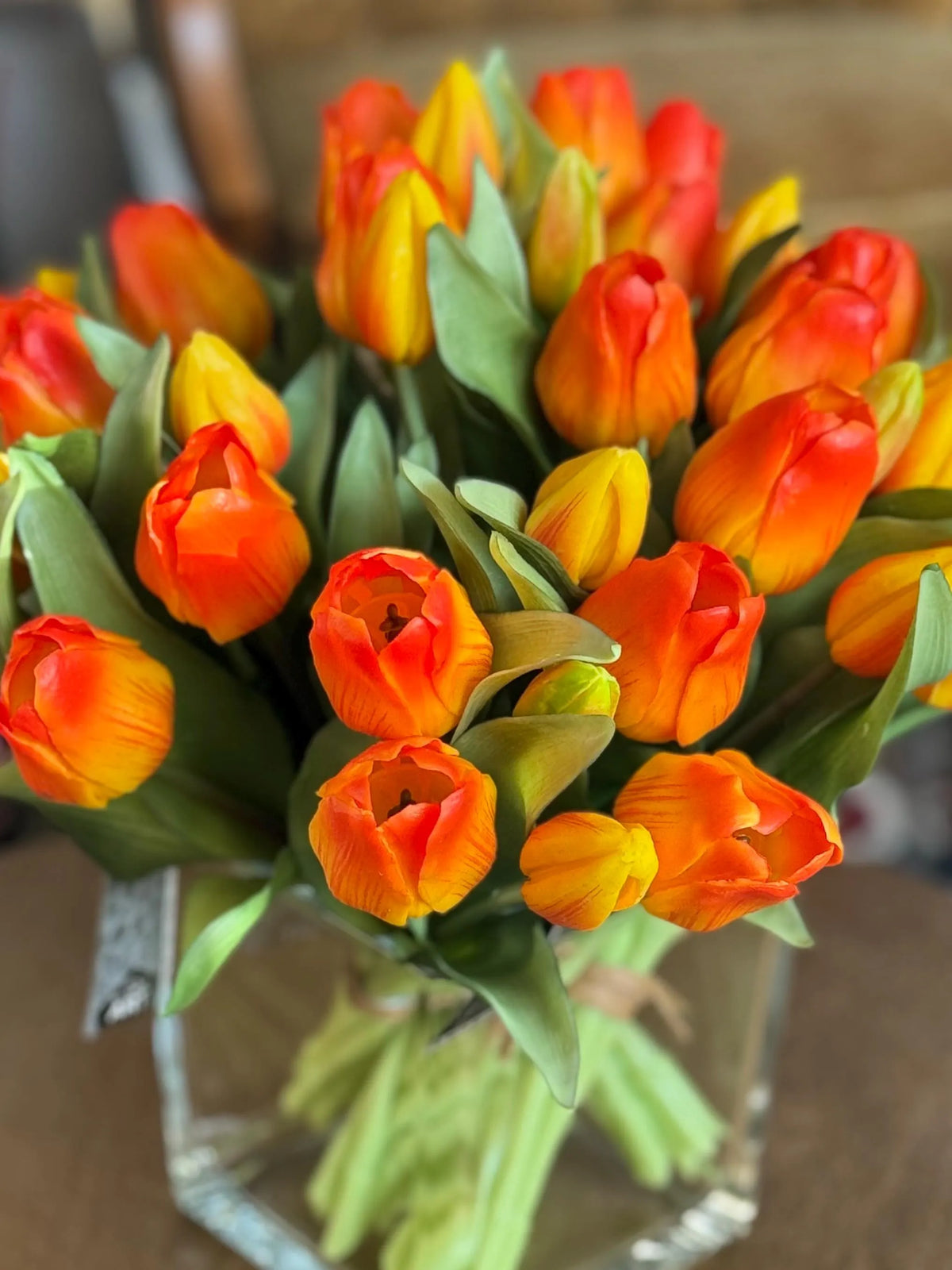 7 Tulpen * Real Touch * Premium Qualität * verschiedene Farben * 1 Bund